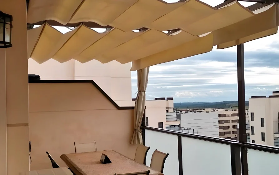 Toldo para balcon sin techo