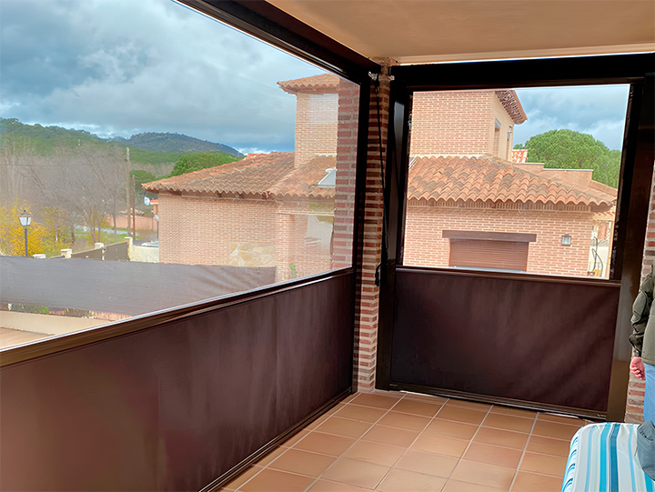 toldos verticales para balcones